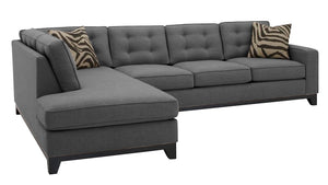 Sorrento 2pc Sectional Left Facing 119"W x 85"L
