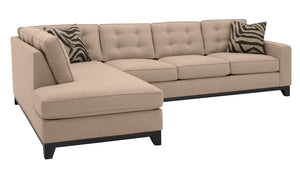Sorrento 2pc Sectional Left Facing 119"W x 85"L