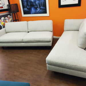 Down Wrapped 120" x 87" 2PC Pacific Sectional