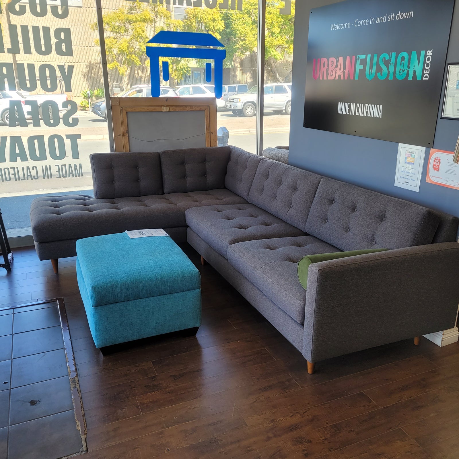 119" X 87" 2PC San Diego Sectional -