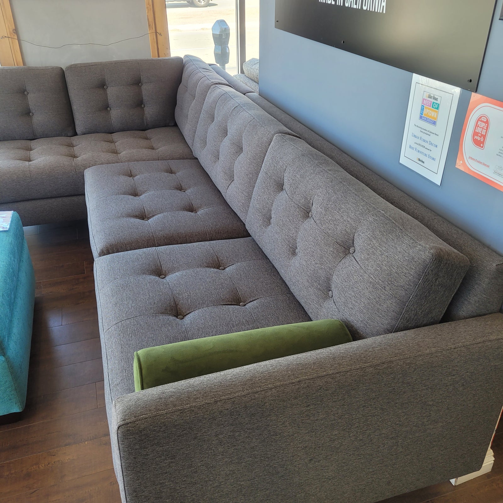 119" X 87" 2PC San Diego Sectional -