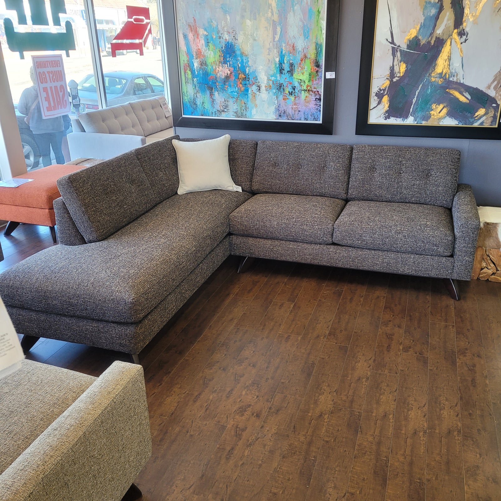 Venice Sectional 99"w x 87"d