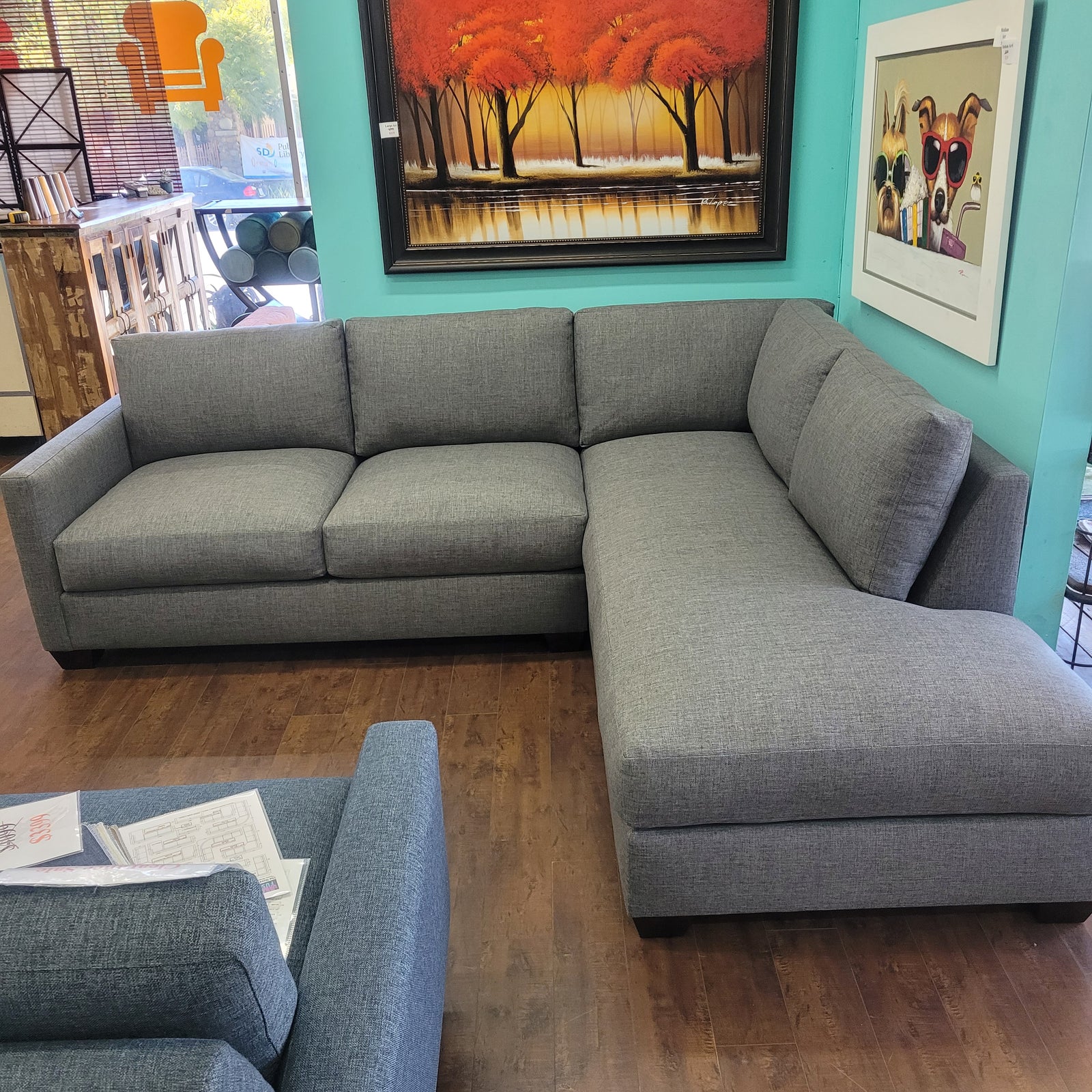 Down Filled Murano Sectional 103" x 87"