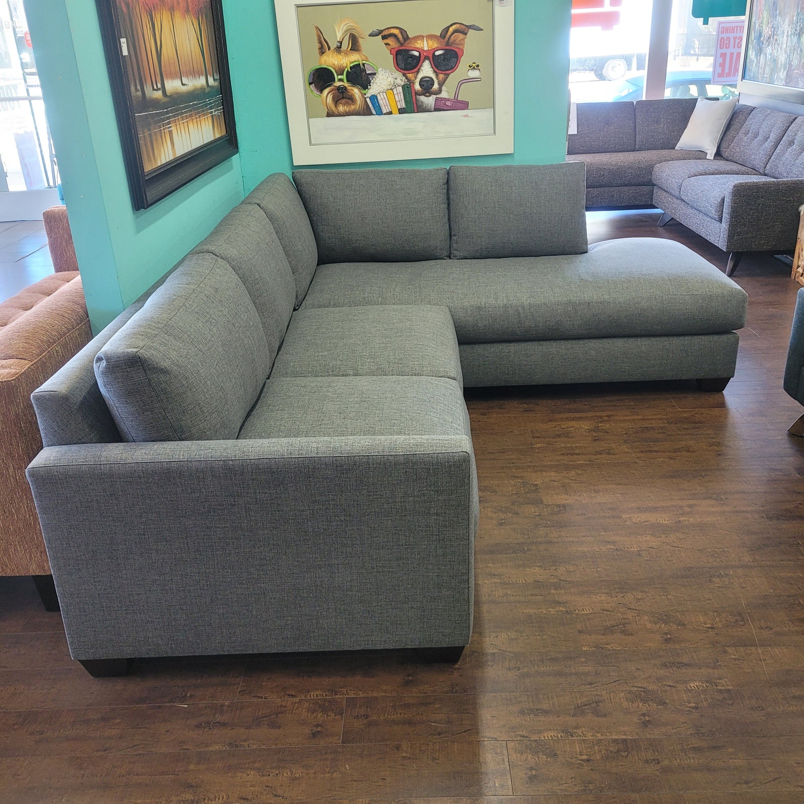 Down Filled Murano Sectional 103" x 87"