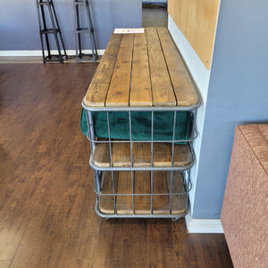 Industrial Farmhouse Trolley Cart