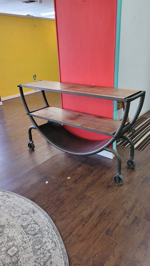 Industrial Trolley Cart/Sideboard/TV Stand