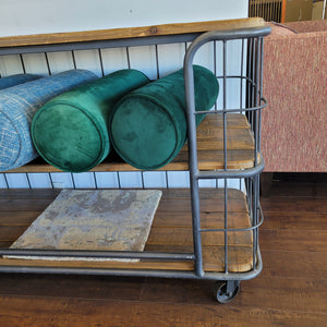Industrial Farmhouse Trolley Cart