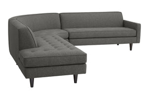 Hollywood 3pc Sectional Left Facing 112" x 111"
