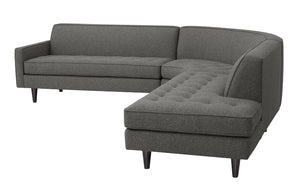 Hollywood 3pc Sectional Right Facing 112" x 111"