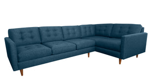 San Diego 2pc Sectional Left Facing 122"W x 75"L