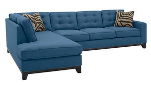 Sorrento 2pc Sectional Left Facing 119"W x 85"L