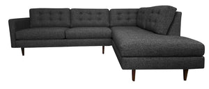 San Diego 2pc Sectional Right Facing 111"W x 87"L