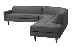 Hollywood 3pc Sectional Right Facing 112" x 111"