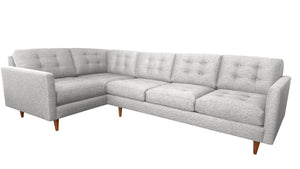 San Diego 2pc Sectional Right Facing 122"W x 75"L