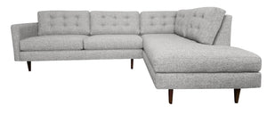 San Diego 2pc Sectional Right Facing 111"W x 87"L