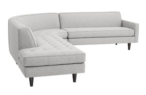 Hollywood 3pc Sectional Left Facing 112" x 111"