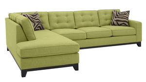 Sorrento 2pc Sectional Left Facing 119"W x 85"L