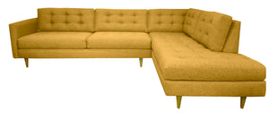 San Diego 2pc Sectional Right Facing 119"W x 87"L