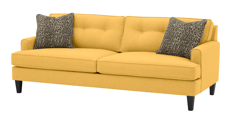 Olivia 84" Sofa - Down Wrapped Seat Cushions