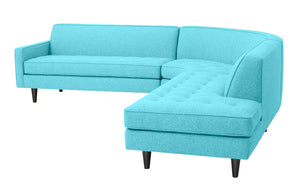 Hollywood 3pc Sectional Right Facing 112" x 111"