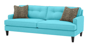 Olivia 84" Sofa - Down Wrapped Seat Cushions