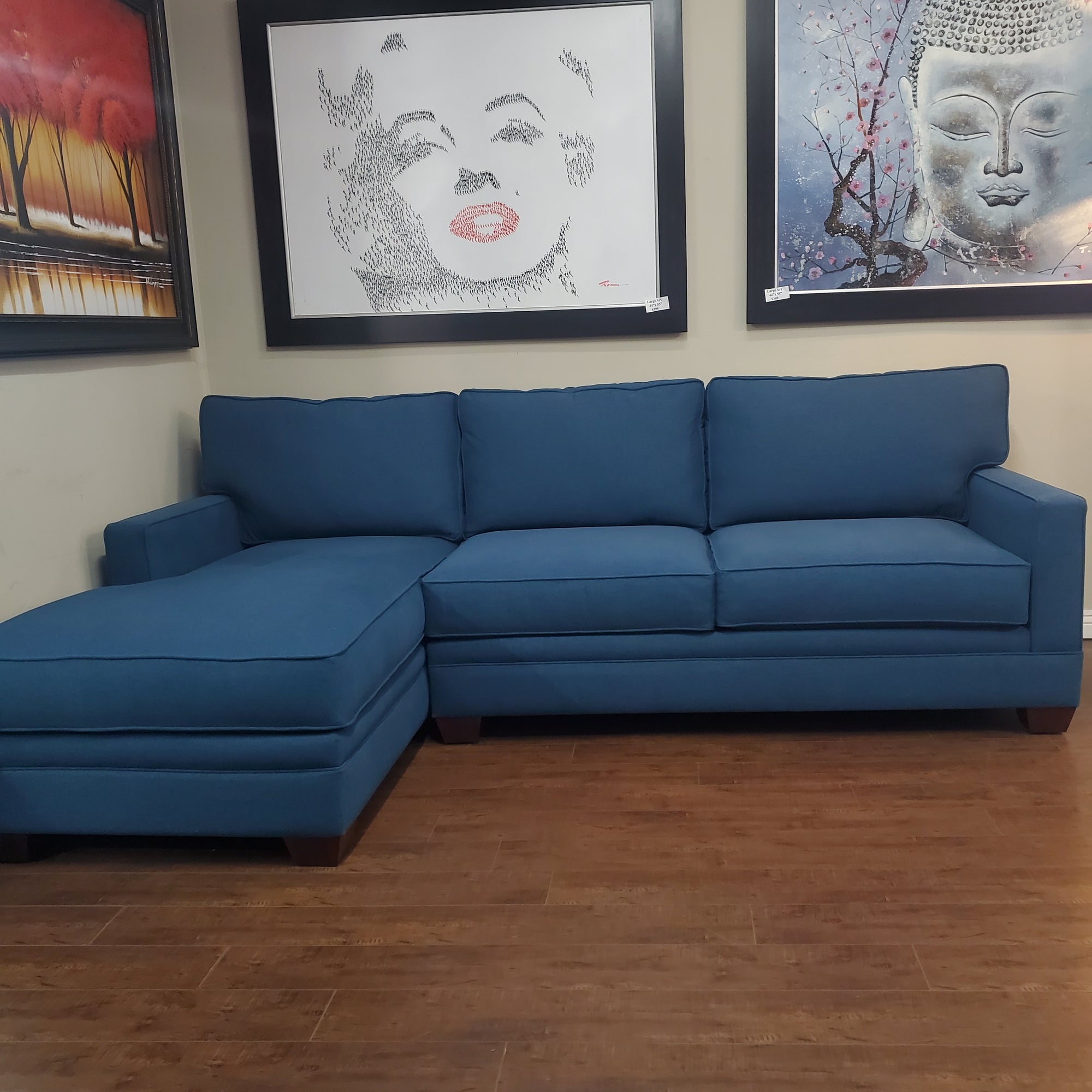 Floor Sample- 100" Loft 2pc Sectional