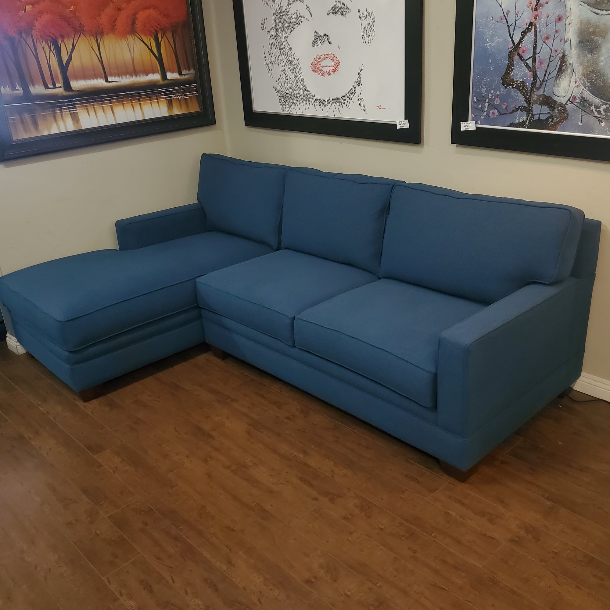 Floor Sample- 100" Loft 2pc Sectional