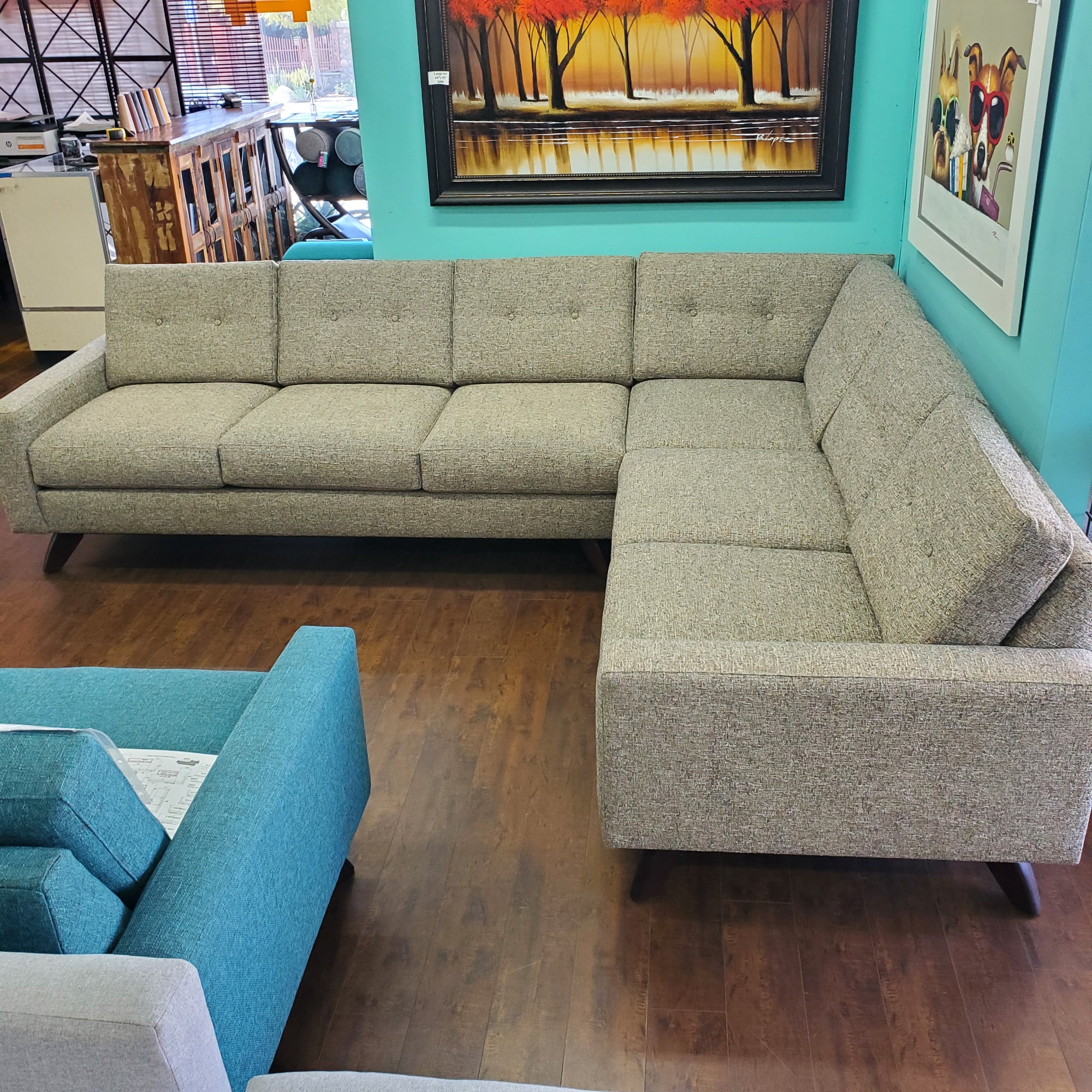 112" x 89" 2pc Venice Sectional