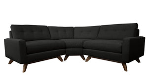 Venice 3pc Curved Sectional 86"W x 86"L