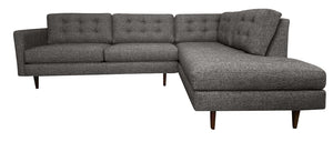 San Diego 2pc Sectional Right Facing 111"W x 87"L