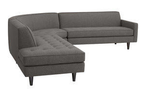 Hollywood 3pc Sectional Left Facing 112" x 111"