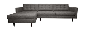 San Diego 2pc Sectional Left Facing 112"W x 65"L