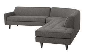 Hollywood 3pc Sectional Right Facing 112" x 111"