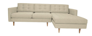 San Diego 2pc Sectional Right Facing 103"W x 65"L