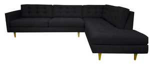 San Diego 2pc Sectional Right Facing 119"W x 87"L