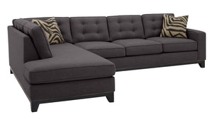 Sorrento 2pc Sectional Left Facing 119"W x 85"L