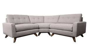 Venice 3pc Curved Sectional 86"W x 86"L
