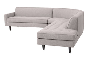 Hollywood 3pc Sectional Right Facing 112" x 111"