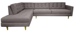 San Diego 2pc Sectional Left Facing 119"W x 87"L