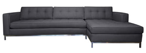 Nixon 2pc Sectional Right Facing 126"W x 65"L
