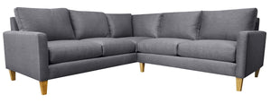 Verona 2pc L- Sectional  93"W x 93"L