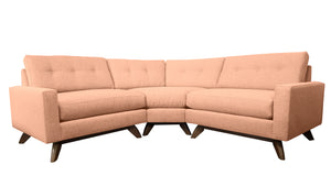 Venice 3pc Curved Sectional 86"W x 86"L