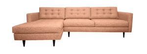 San Diego 2pc Sectional Left Facing 112"W x 65"L