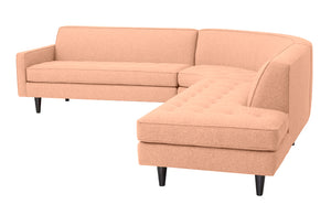 Hollywood 3pc Sectional Right Facing 112" x 111"