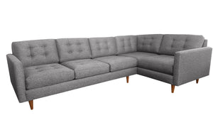 San Diego 2pc Sectional Left Facing 122"W x 75"L