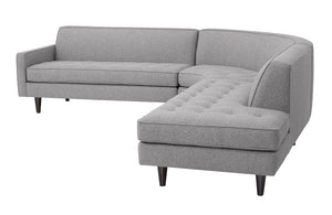 Hollywood 3pc Sectional Right Facing 112" x 111"