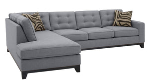 Sorrento 2pc Sectional Left Facing 119"W x 85"L