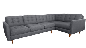 San Diego 2pc Sectional Left Facing 122"W x 75"L