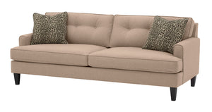 Olivia 84" Sofa - Down Wrapped Seat Cushions