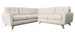 Venice 2pc Sectional 89"W x 89"L